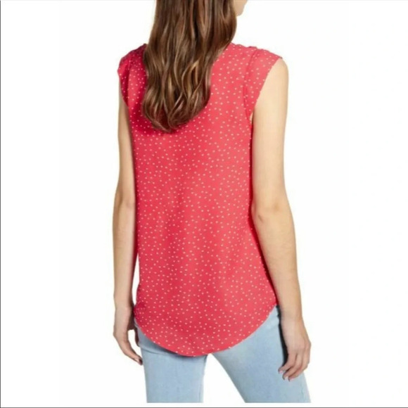 Gibson X International Women Day Fancy Ashley Ruffle Detail Cap Sleeve Blouse - Picture 2 of 5